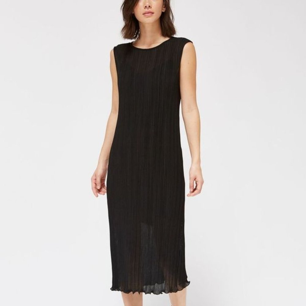 LACAUSA Lauryn Dress, XS, Black, NWT